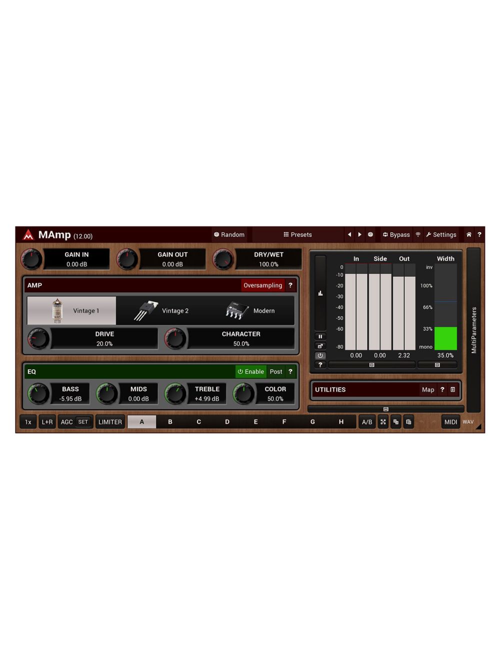 Melda MAmp A Great Vintage Amp for Soft Saturation