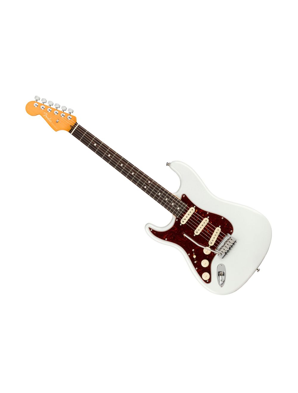 Fender American Ultra Stratocaster LH - Arctic Pearl w/ Rosewood FB