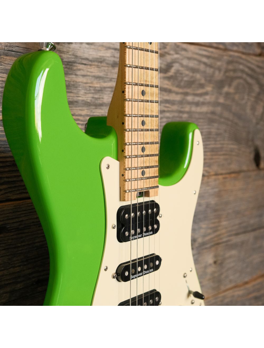 Used Charvel Pro-Mod So-Cal Style 1 HSH FR - Slime Green w/Bag