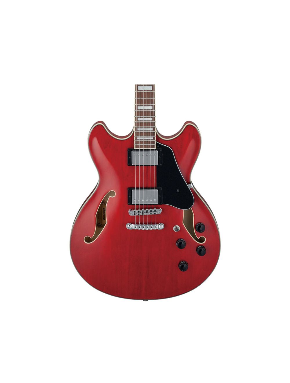 Used Ibanez Artcore AS73-TCD Semi-Hollow Electric Guitar - Trans Cherry Red