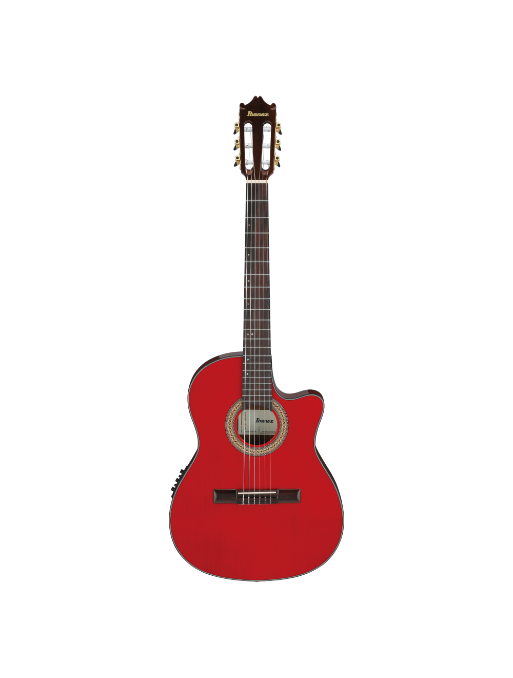 Used Ibanez GA35TCE A/E Nylon String Guitar - Sapphire Red High Gloss