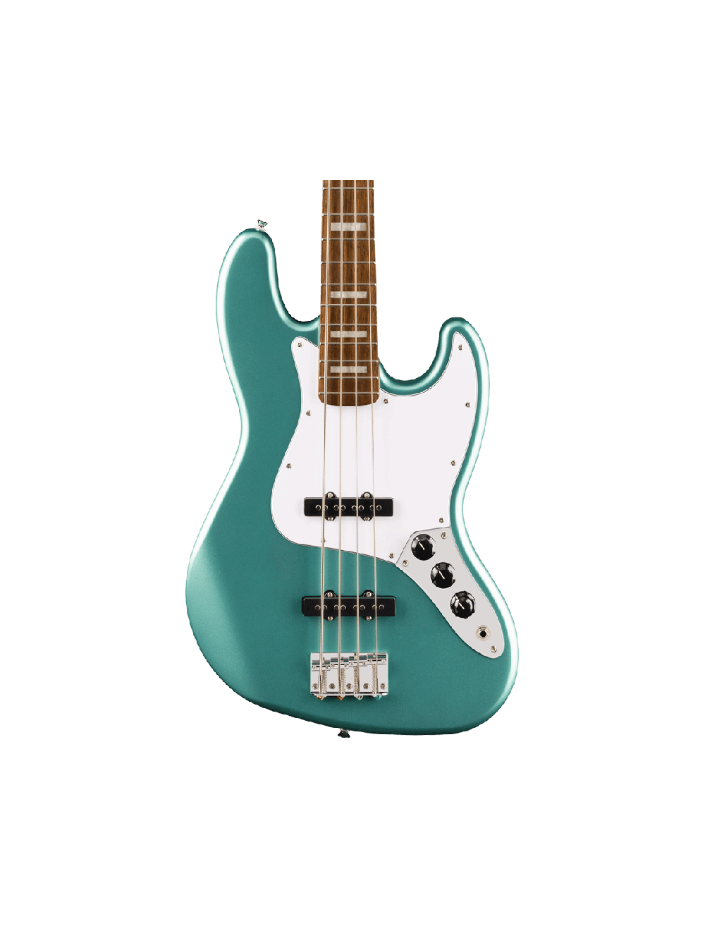Used-Squier Affinity Active Jazz Bass - Mystic Sea Foam Green w/Laurel FB