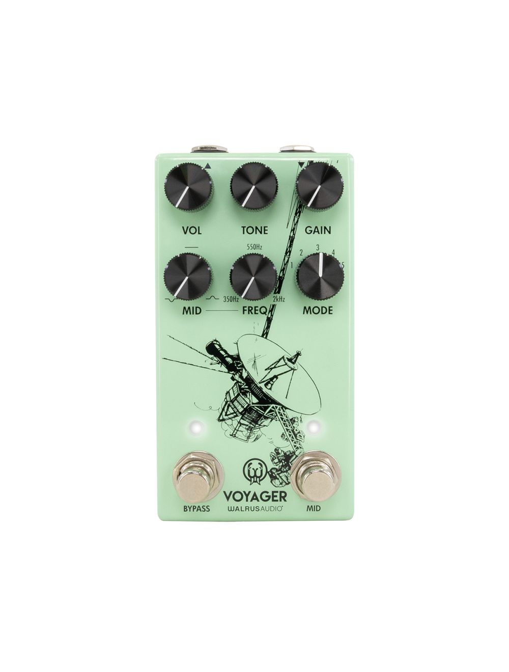 Walrus Audio Voyager Pre-Amp/Overdrive MKII Pedal - Seafoam - Open Box