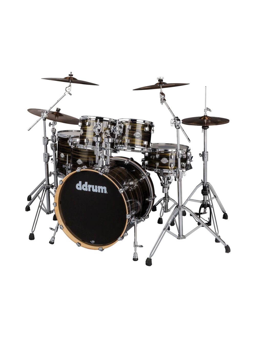 ddrum Dominion 6-piece Shell Pack - Brushed Olive Metallic