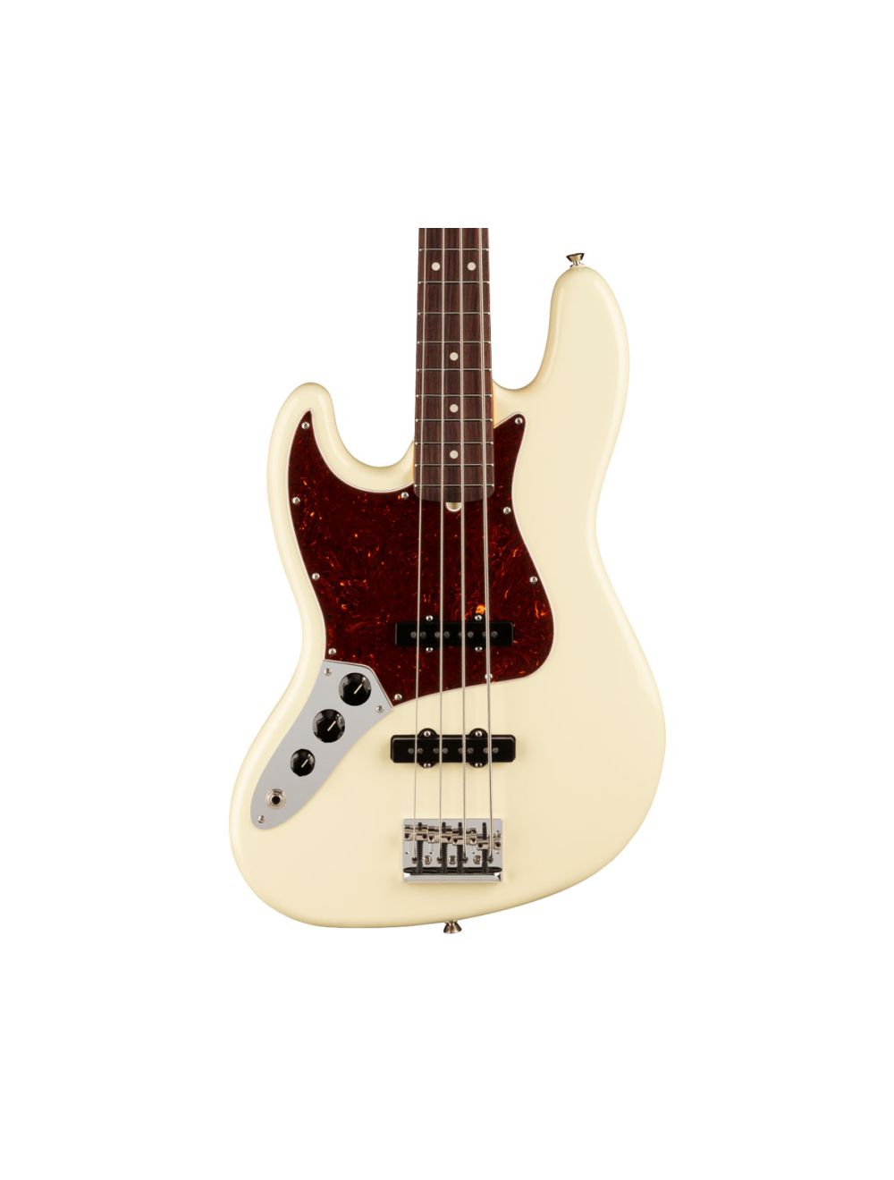 Fender American Professional II Jazz Bass LH - Olympic White w/ Rosewood FB