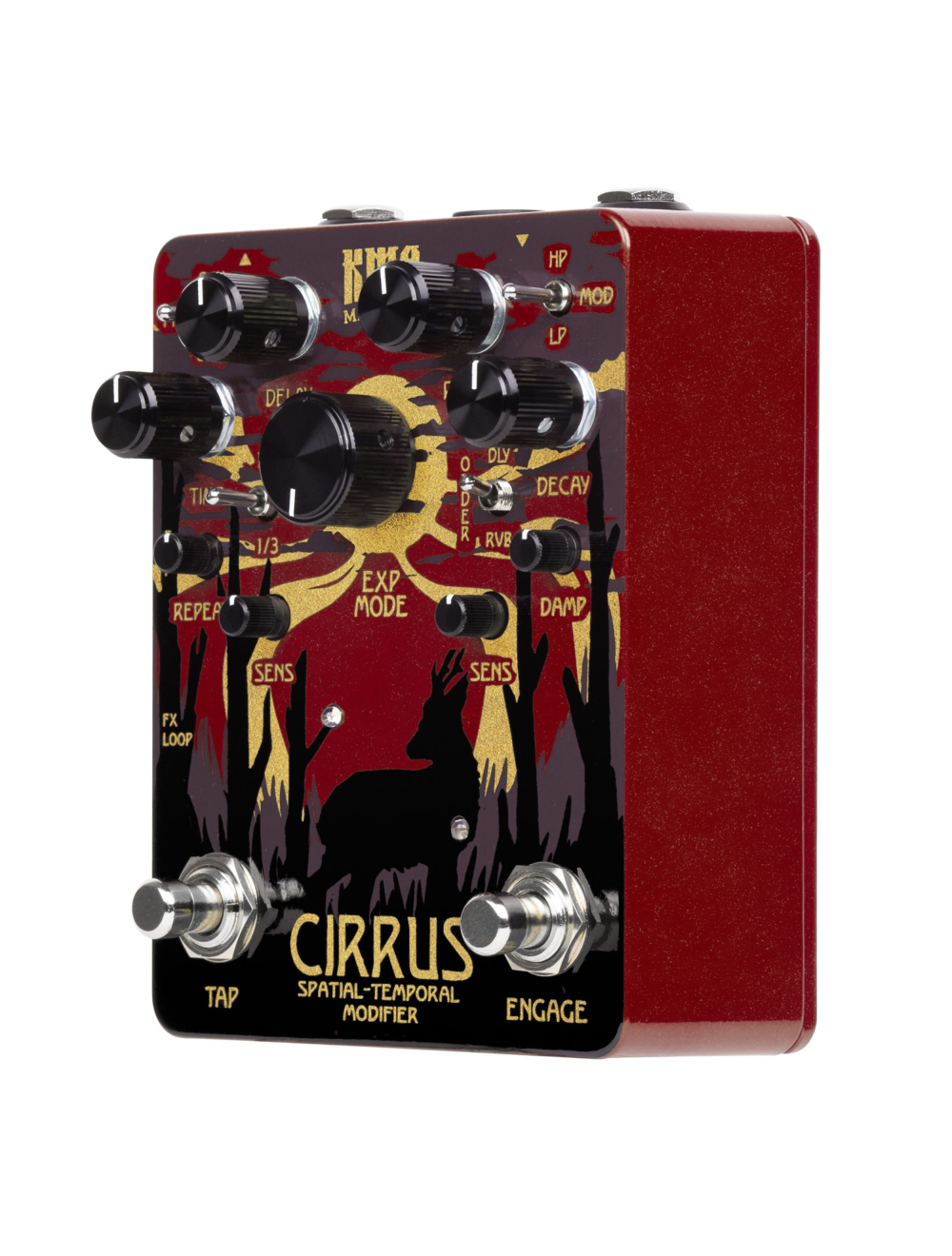 KMA Machines CIRRUS Delay/Reverb Pedal w/Tap Tempo and Modulation