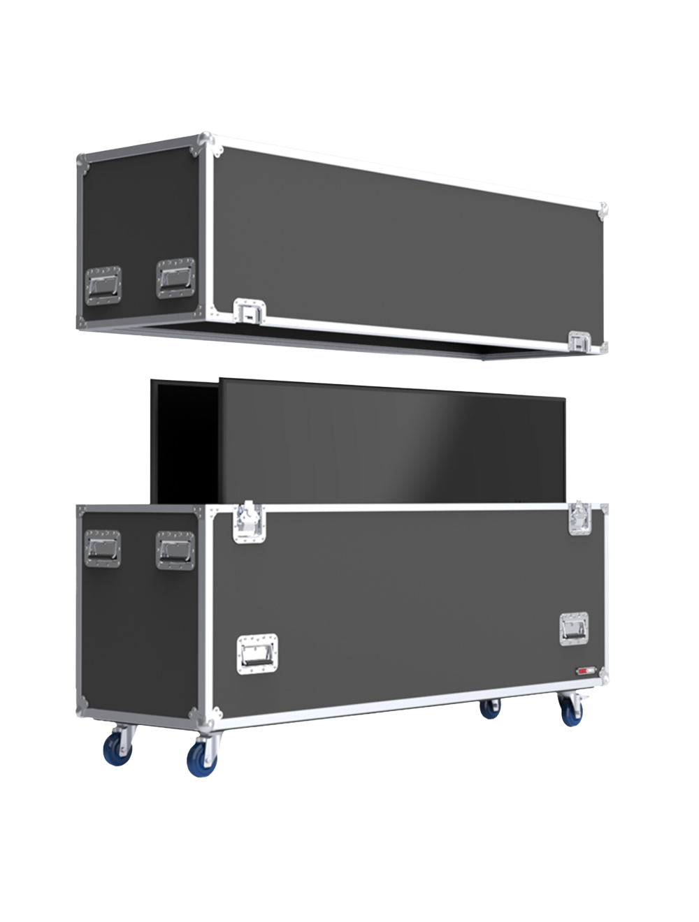 Gator Cases GEXPOLED7075X2 Expo Series ATA Case for Two 70-75" Screens