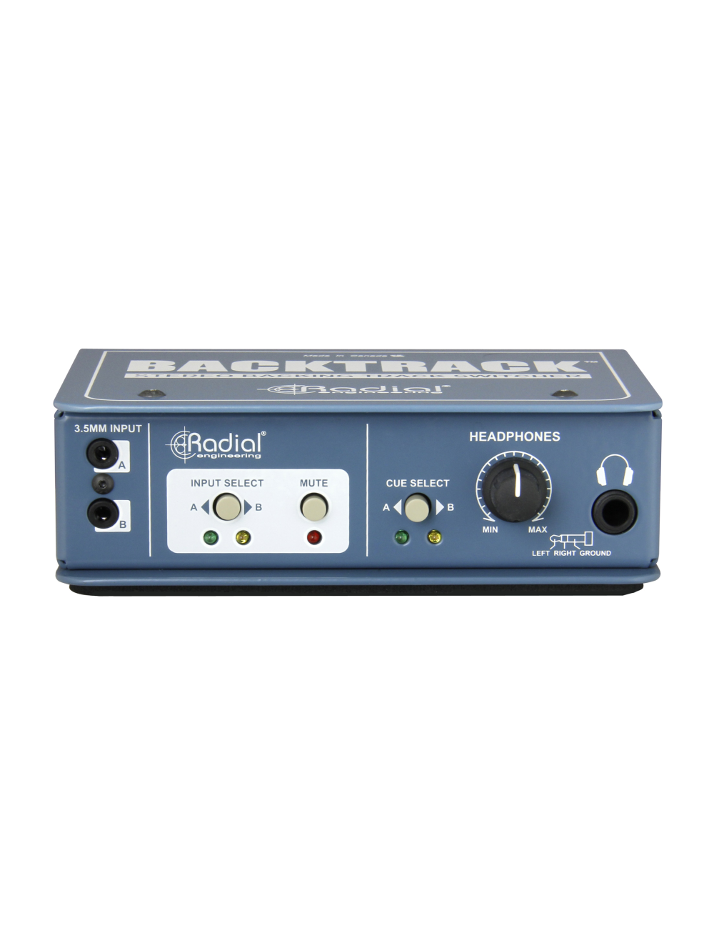 Radial Backtrack Stereo Backing Track Switcher