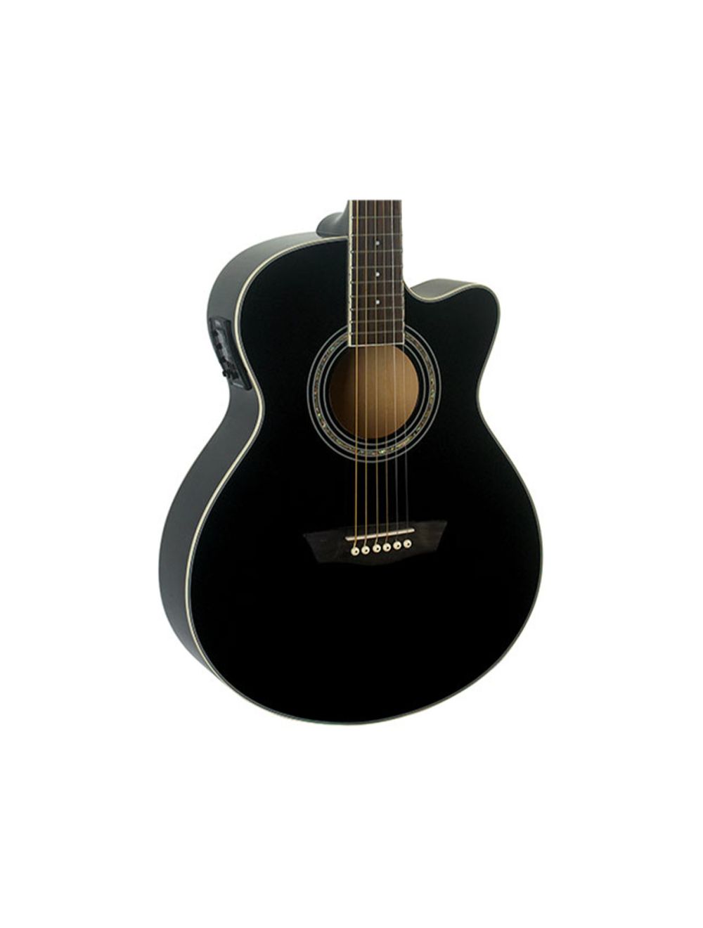 Washburn black electric guitar cheap