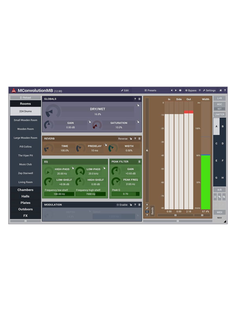 Melda MConvolutionMB Extremely Realistic Reverbs
