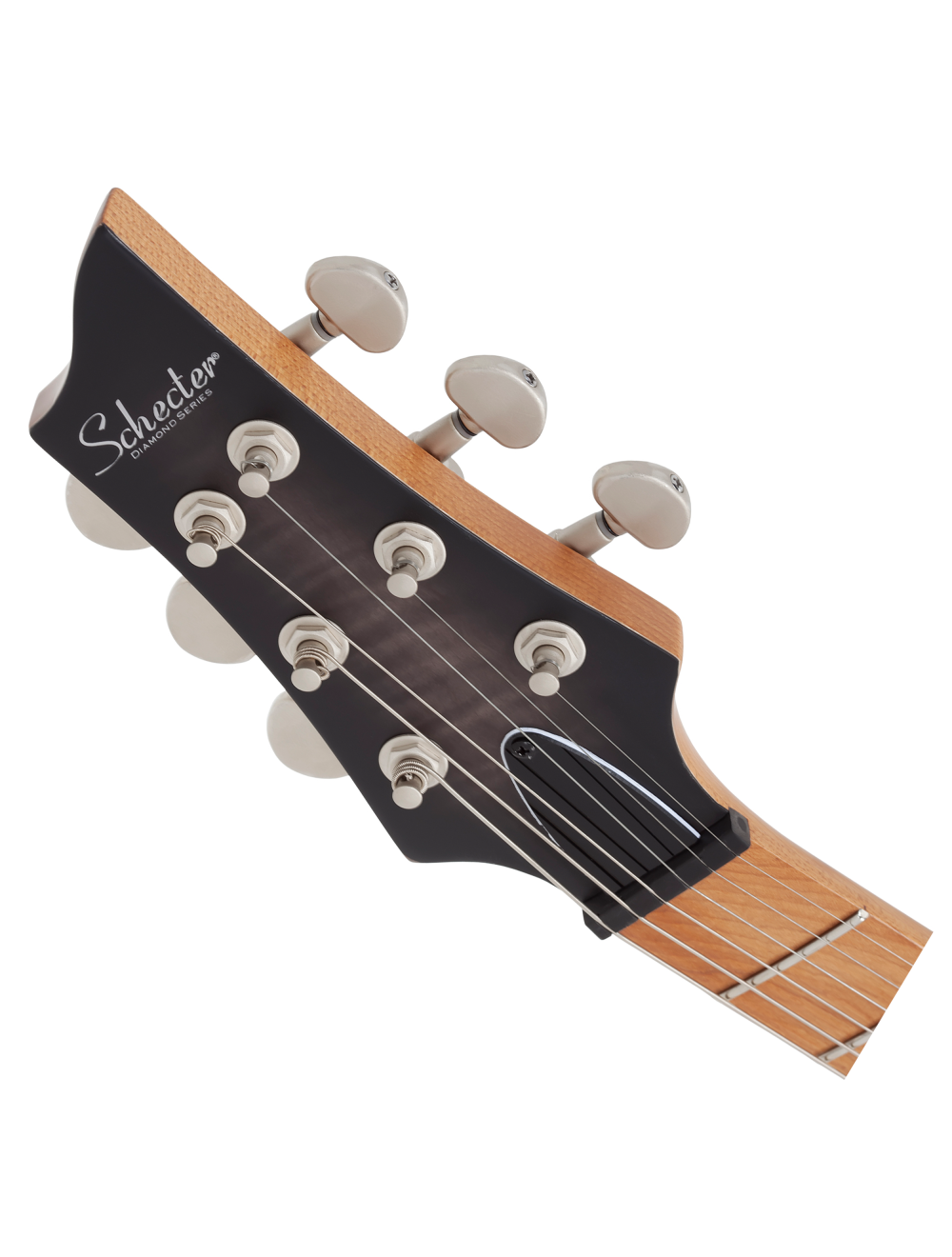 Schecter C-1 Standard Plus Electric Guitar - Transparent Black Burst - Open Box