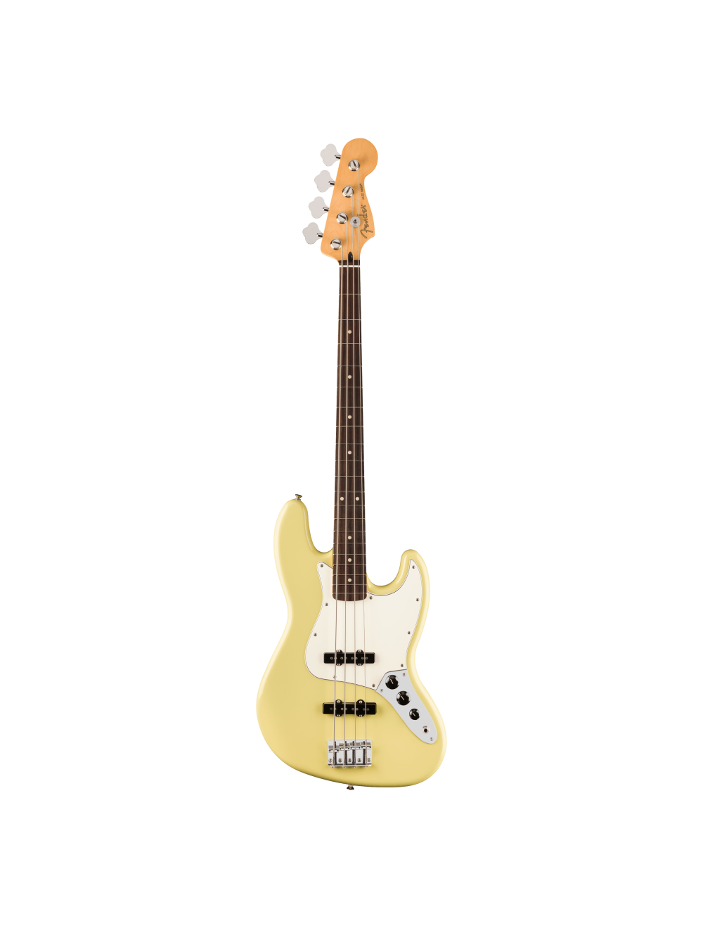 Used Fender Player II Jazz Bass - Hialeah Yellow w/Rosewood FB