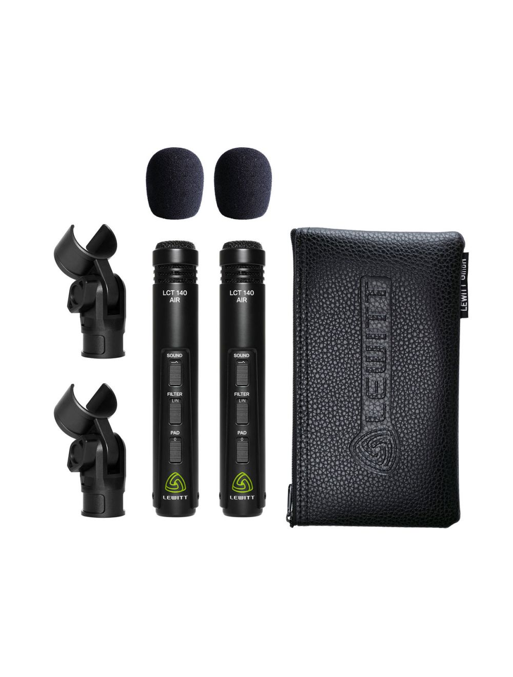 Lewitt LCT 140 AIR Matched Stereo Condenser Microphone Pair - Open Box