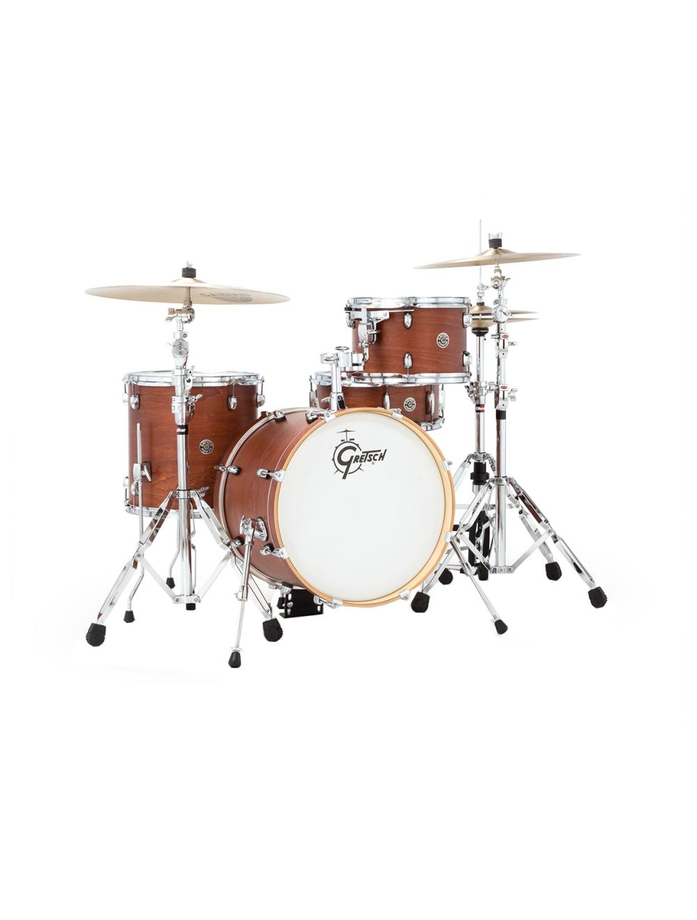 Gretsch Catalina Club 4-pc Shell Pack (18/12/14/14 Snare) - Satin Walnut Glaze