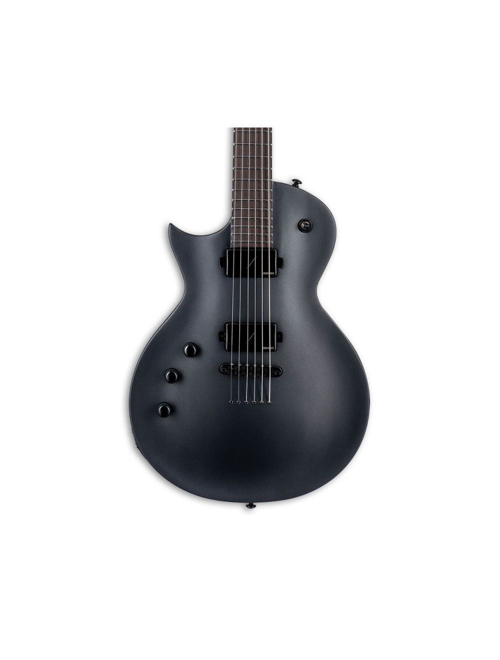 ESP LTD LEC1000 Baritone Left Handed - Charcoal Metallic Satin - B-Stock