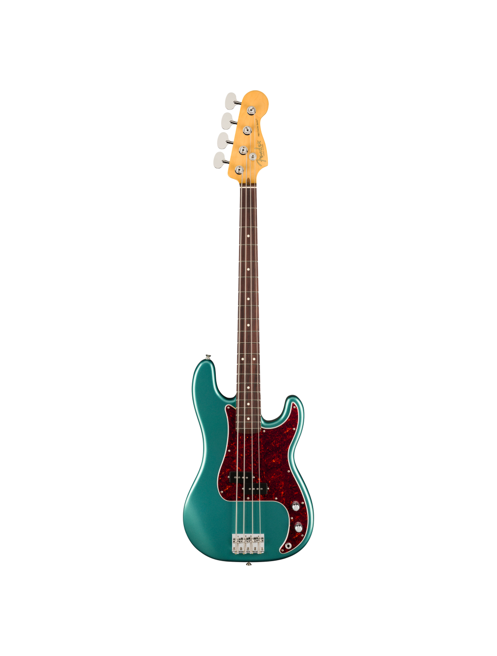 Used Fender American Professional Classic Precision Bass - Faded Sherwood Green Met