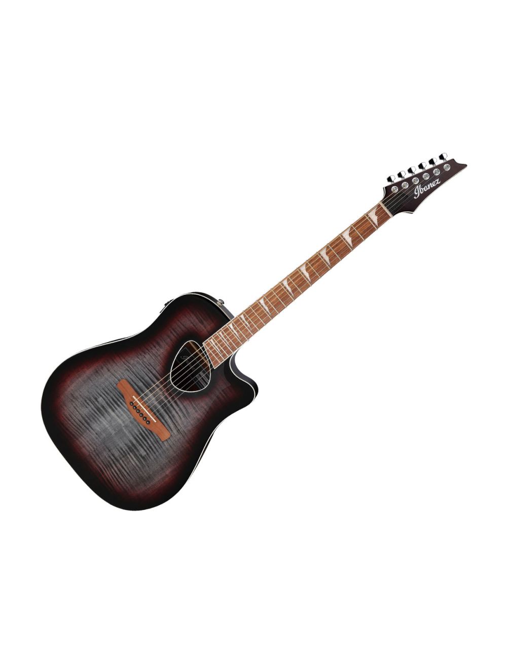 Ibanez Altstar Acoustic Electric Guitar Red Doom Burst High Gloss ALT30FMRDB