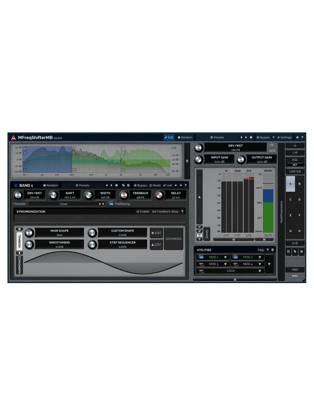 Melda MFreqShifterMB Fatten Your Sounds & Create New Ones