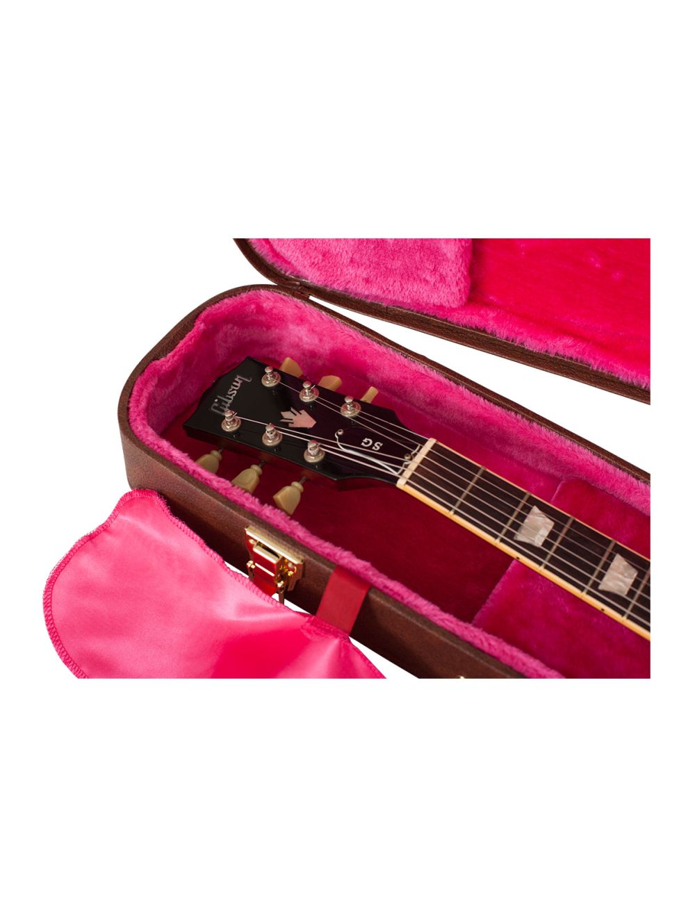 Gator Cases GW-SG-BROWN Gibson SG Guitar Deluxe Wood Case - Brown - Open Box