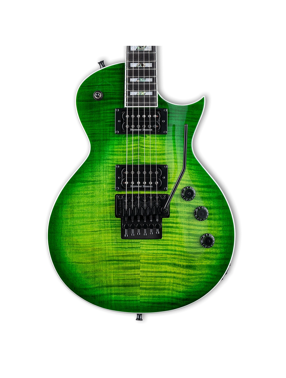 ESP LTD Alex Skolnick AS-1FR FM Electric Guitar - Lime Burst - B-Stock
