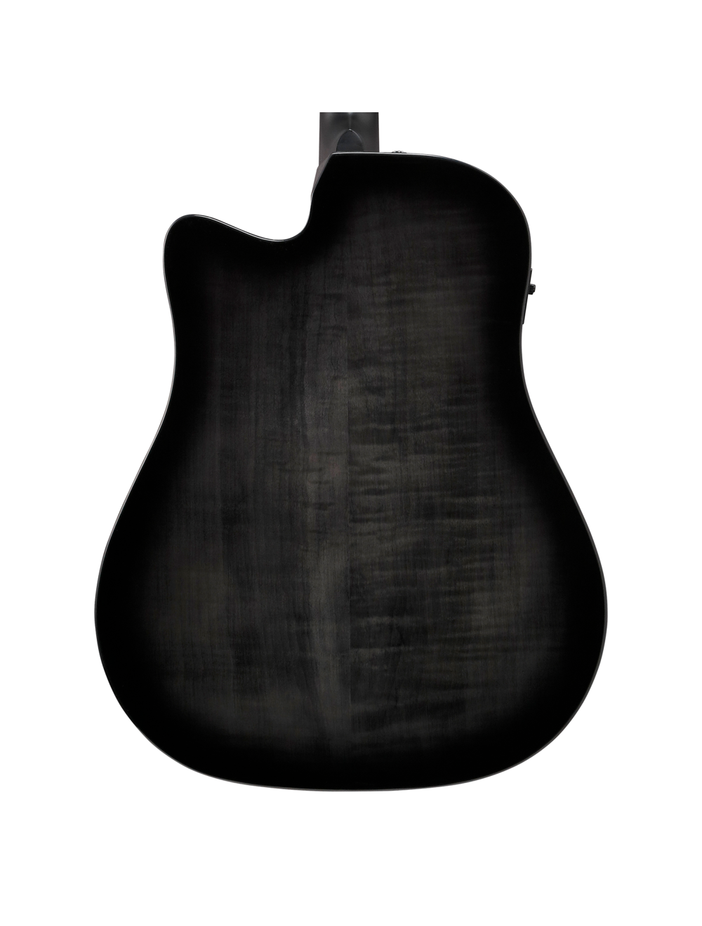 Used Ibanez AAD77CE A/E Guitar - Transparent Black Sunburst High Gloss