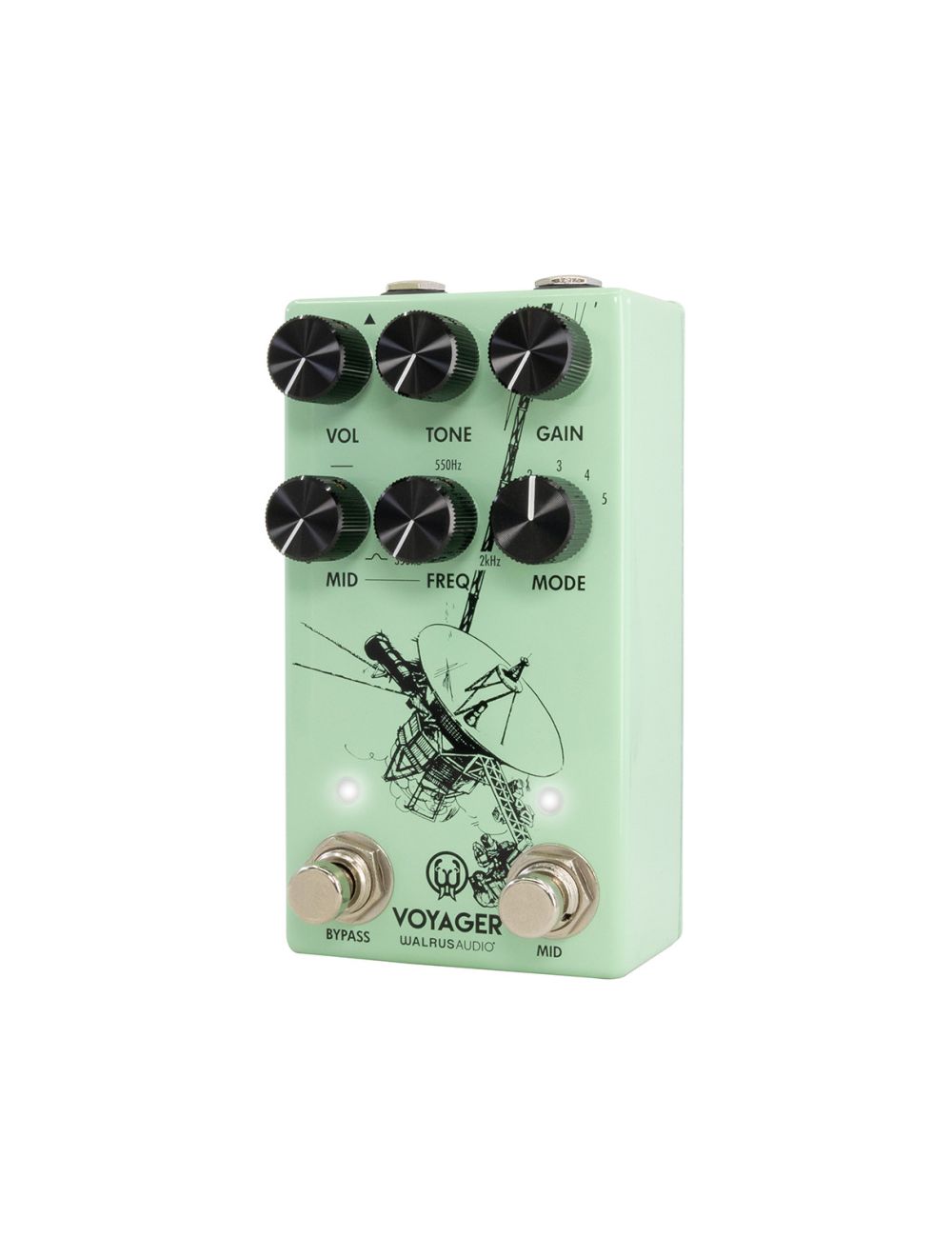 Walrus Audio Voyager Pre-Amp/Overdrive MKII Pedal - Seafoam - Open Box