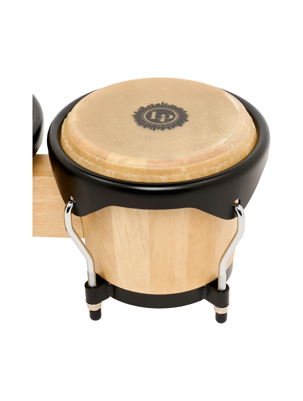 Latin Percussion 6"/7" City II Bongos - Mango Natural Black
