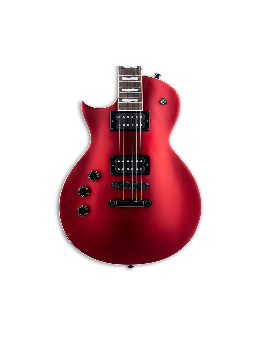 ESP LTD EC-256 Left Handed Electric Guitar - Candy Apple Red Satin - B-Stock