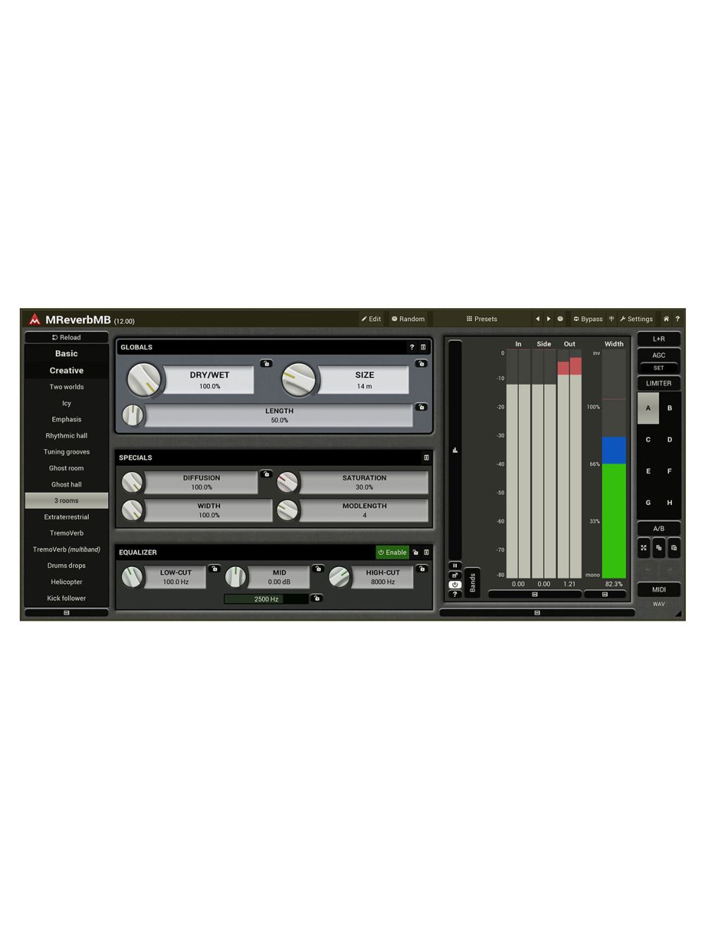 Melda MReverbMB 6 Bands to Create Unbelievable Effects