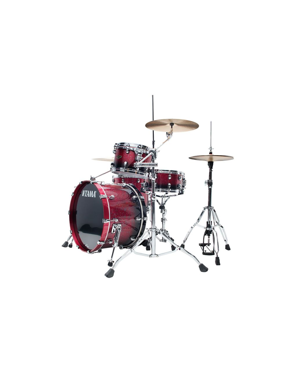 Tama Starclassic Walnut/birch 3-piece Shell Pack - Molten Dark Raspberry Fade