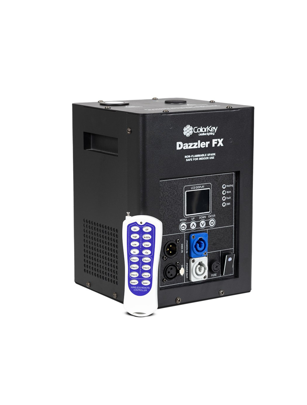 ColorKey Dazzler FX MKII Cold Spark Machine - Black
