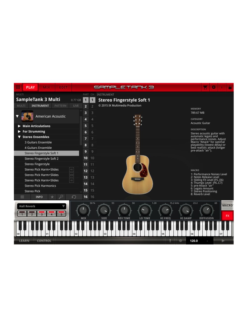 IK Multimedia American Acoustic Custom Shop