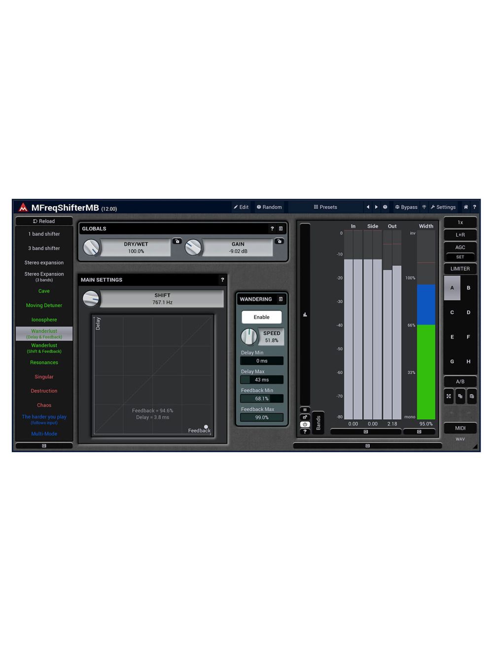 Melda MFreqShifterMB Fatten Your Sounds & Create New Ones