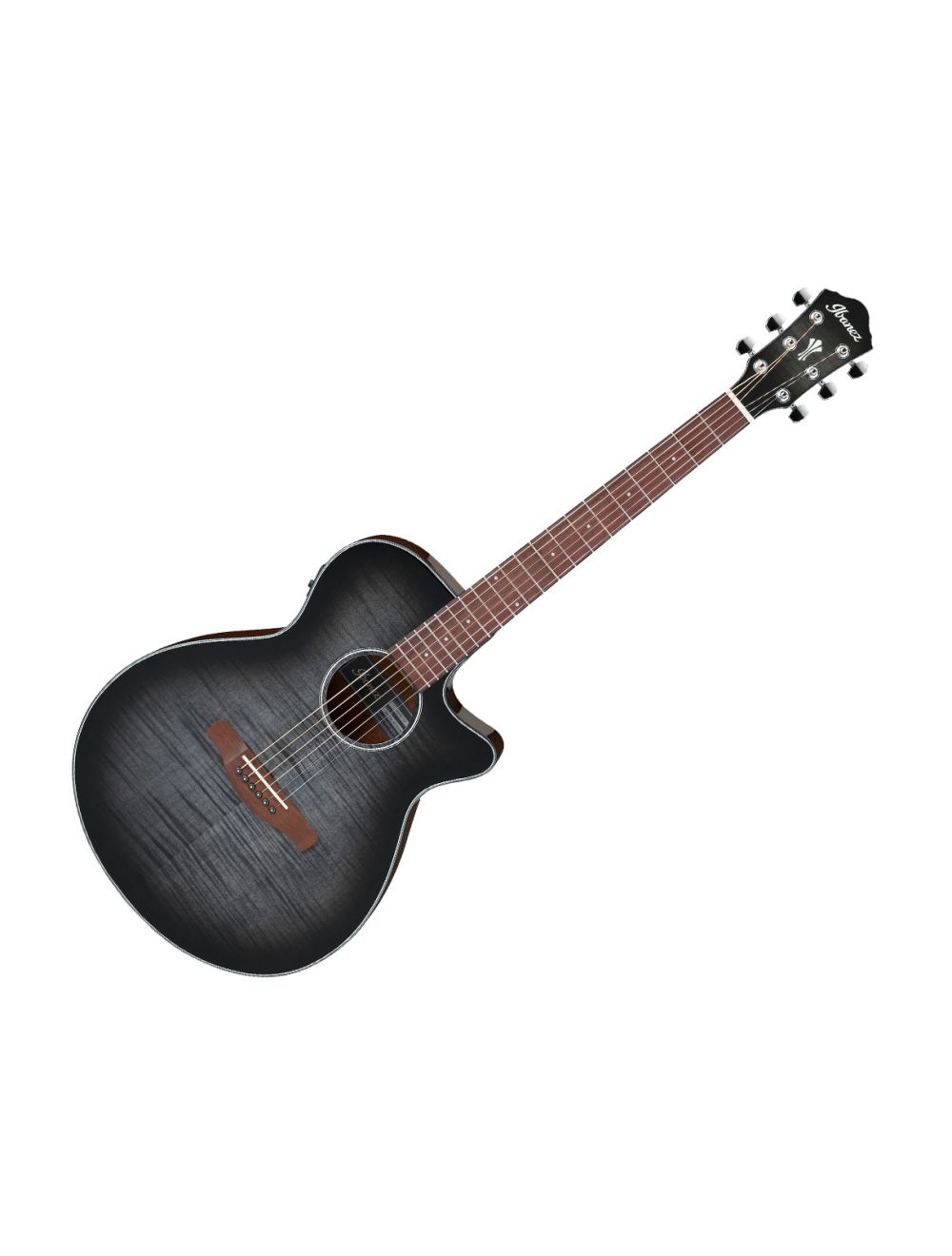 Ibanez AEG70TCH AEG Acoustic AEG70TCH Transparent Charcoal Burst High Gloss