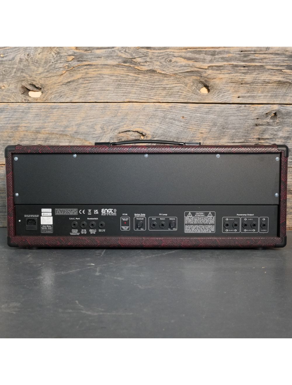 ENGL E651 Custom Shop Artist Edition 100 Amp Head - Red Snakeskin - Open Box