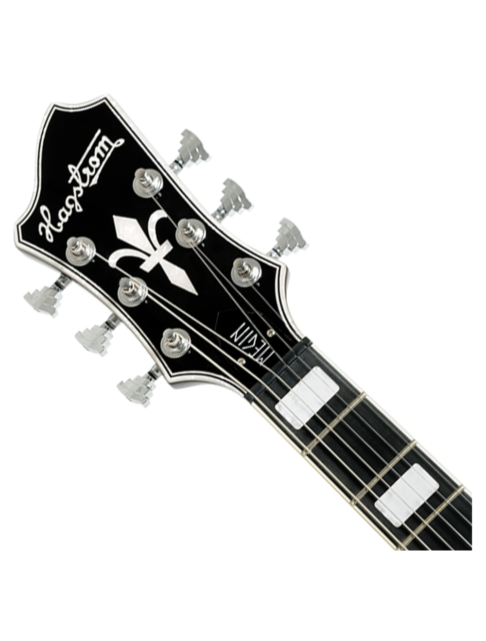 Hagstrom Megin Double Cut Electric Guitar - Grey Burst