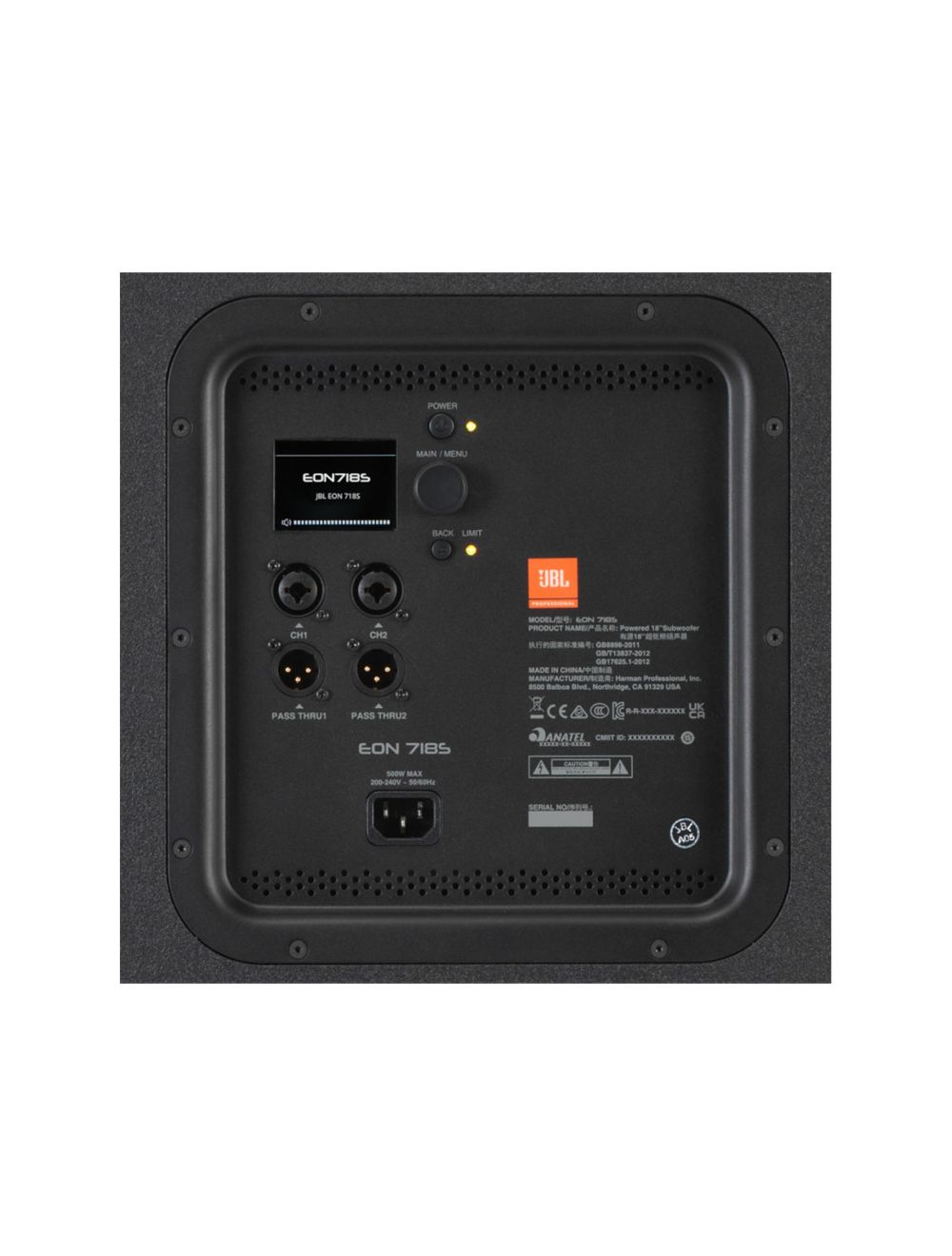 JBL EON710 + EON718S + POLE-MA