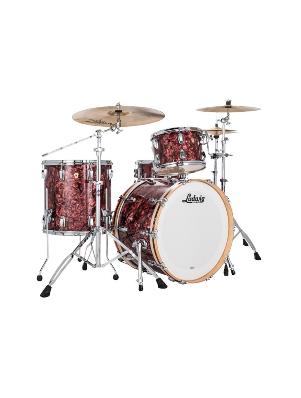Ludwig 22" Classic Maple Fab - Burgundy Pearl