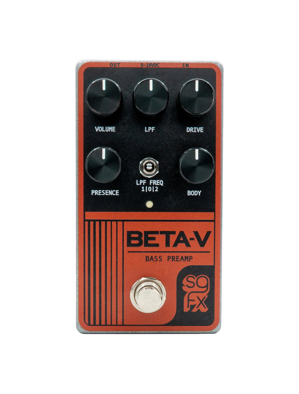 SolidGoldFX Beta-V Bass Preamp Pedal - Open Box