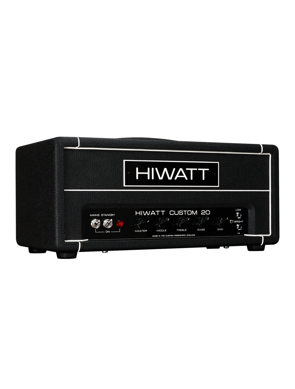 Hiwatt Custom Shop The Custom 20 Handwired 20W Guitar Amplifier Head - Black