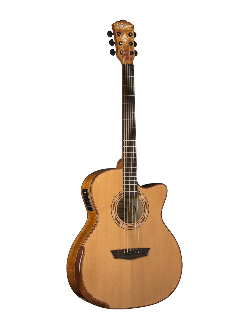 Washburn WCG66SCE-O Comfort Deluxe 66 Series Cutaway A/E Guitar