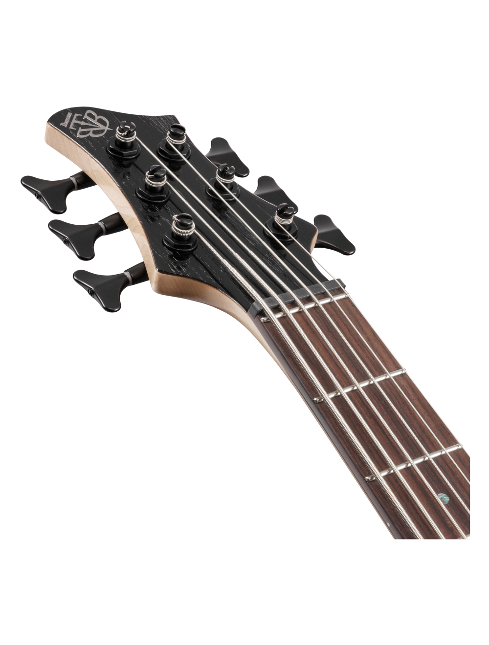 Used Ibanez BTB866SCWKL BTB Bass Workshop 6-String Bass - Weathered Black