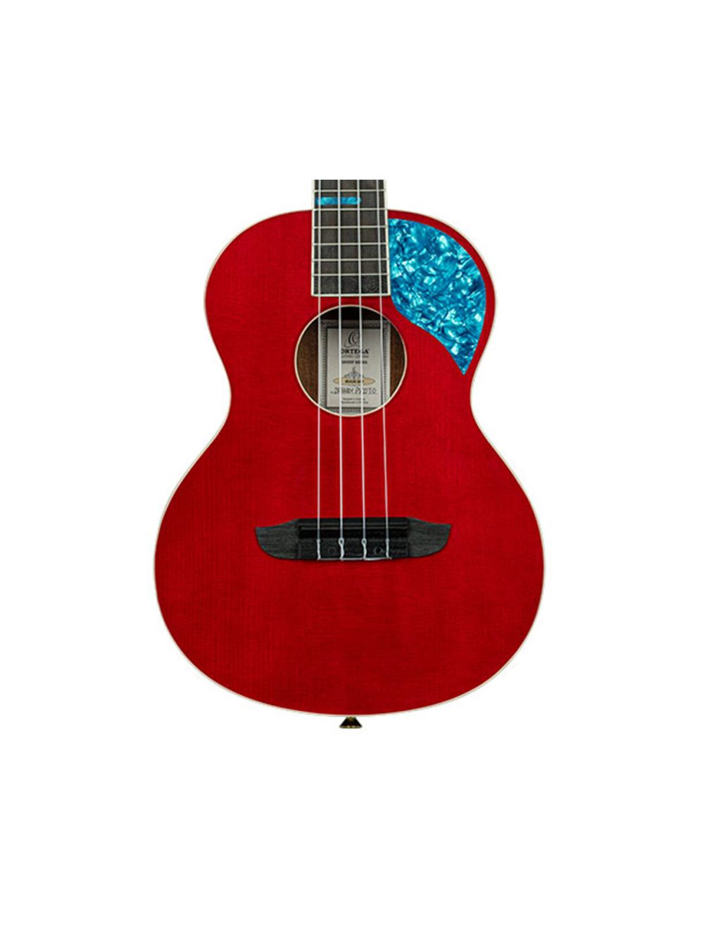 Ortega Guitars RUGH-SRT Ghost Series Tenor Ukulele w/Bag - Stained Red