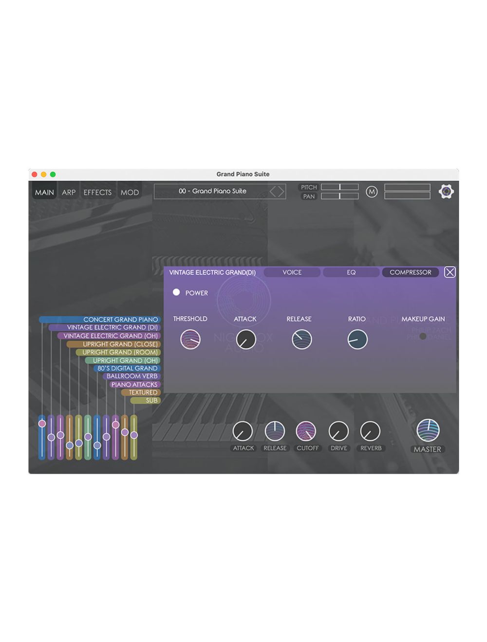 Nightfox Audio Grand Piano Suite