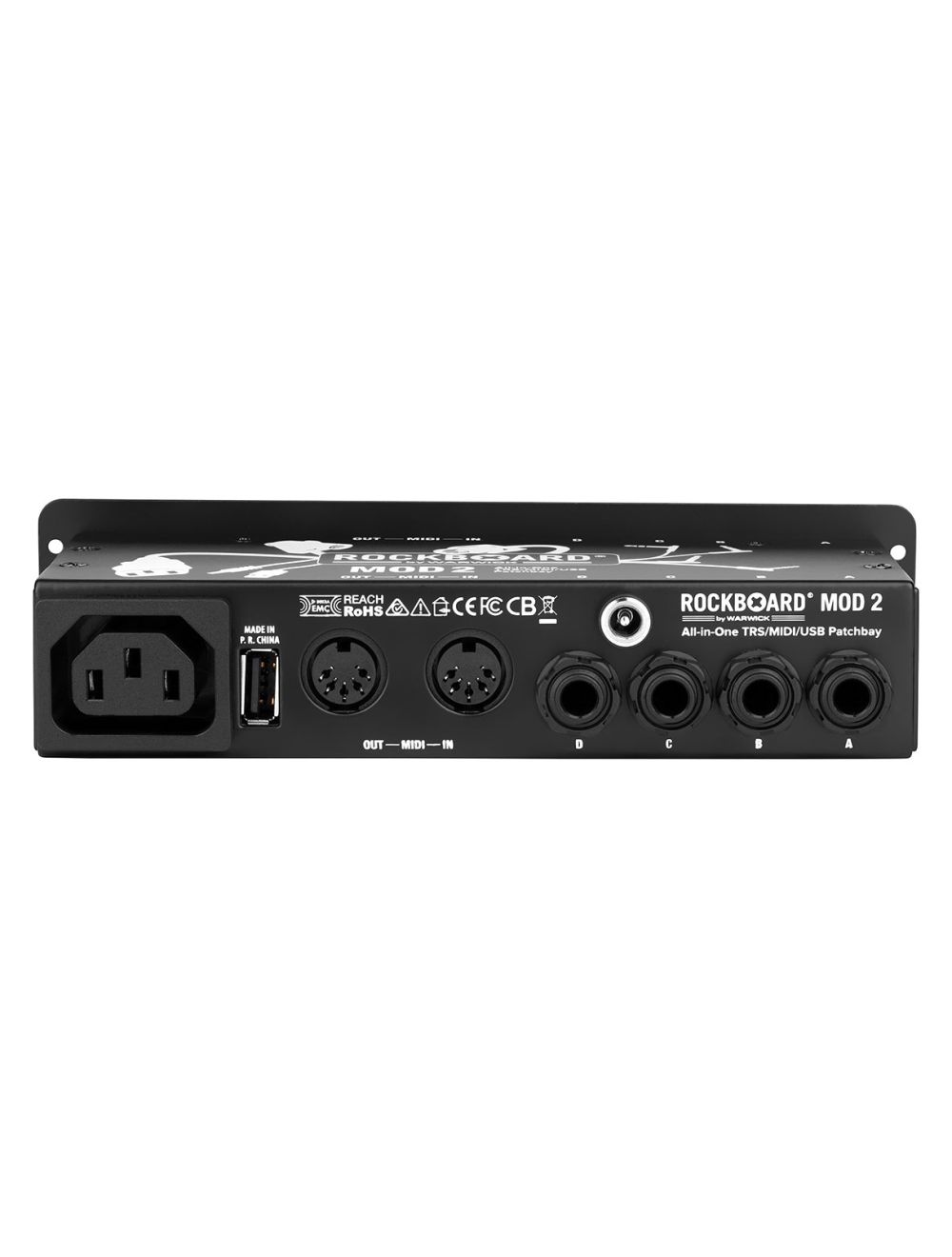 RockBoard MOD 2 1/4" MIDI & USB Pedalboard Patch Bay