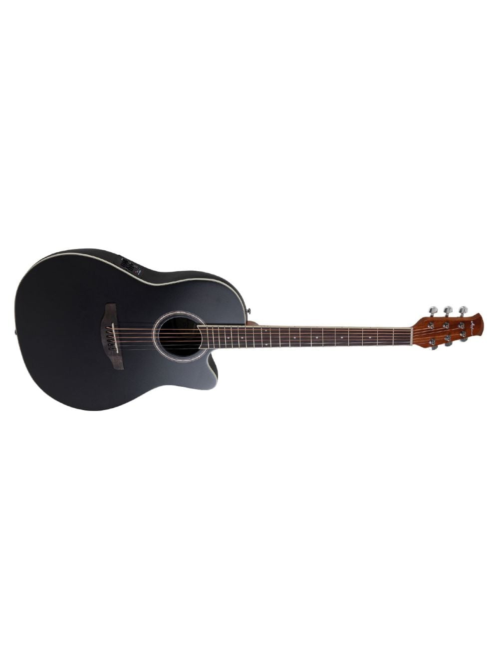 Ovation Applause AB28-5S Cutaway A/E Guitar - Black Satin