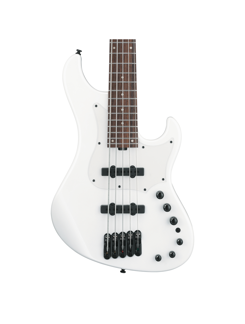 Used Ibanez MDM1005 MDM 5-String Bass Guitar w/Bag - Pearl White