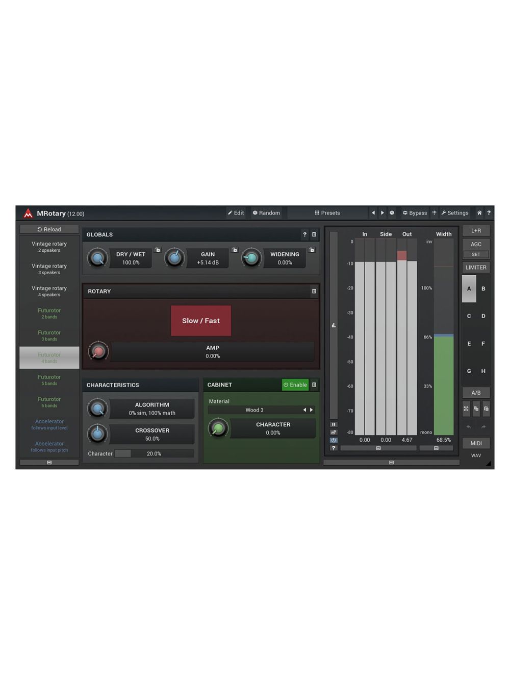 Melda MRotary Speaker Cabinet Simulation