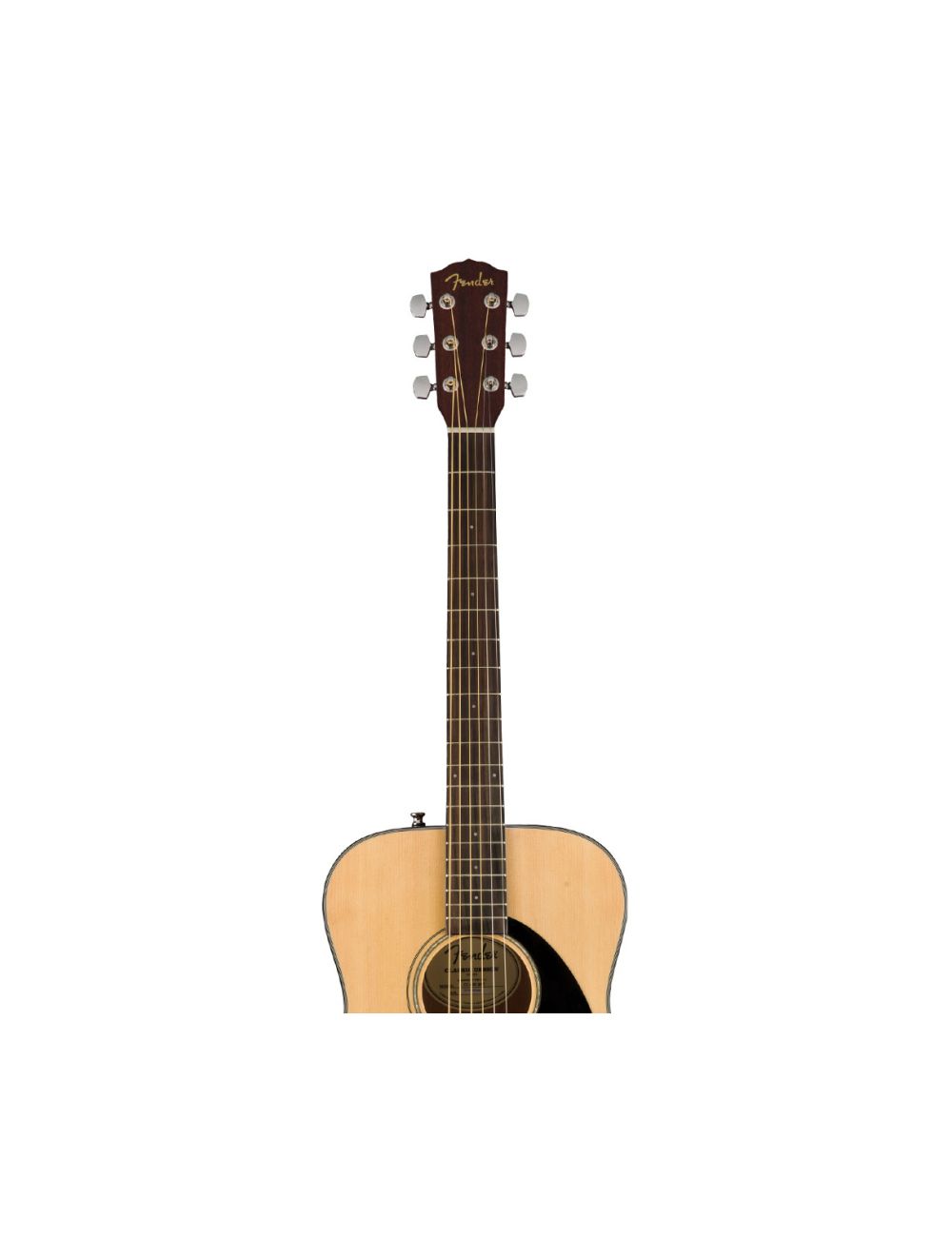 Fender CC-60S Concert Acoustic Guitar - Natural w/ Walnut FB