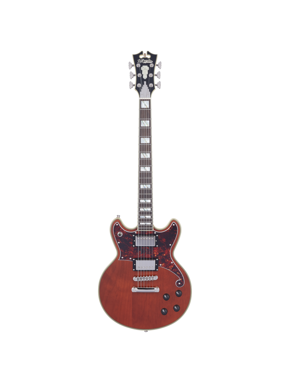 D'Angelico Deluxe Brighton Electric Guitar - Matte Walnut - B-Stock